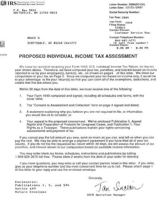 Verification Of Non Filing Letter For The Year certify letter